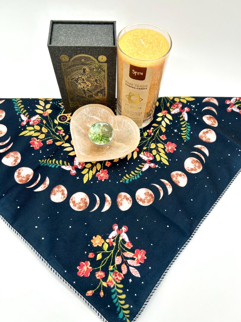 Tarot asztalterítő -  Holdfázis mandalával - Image 2