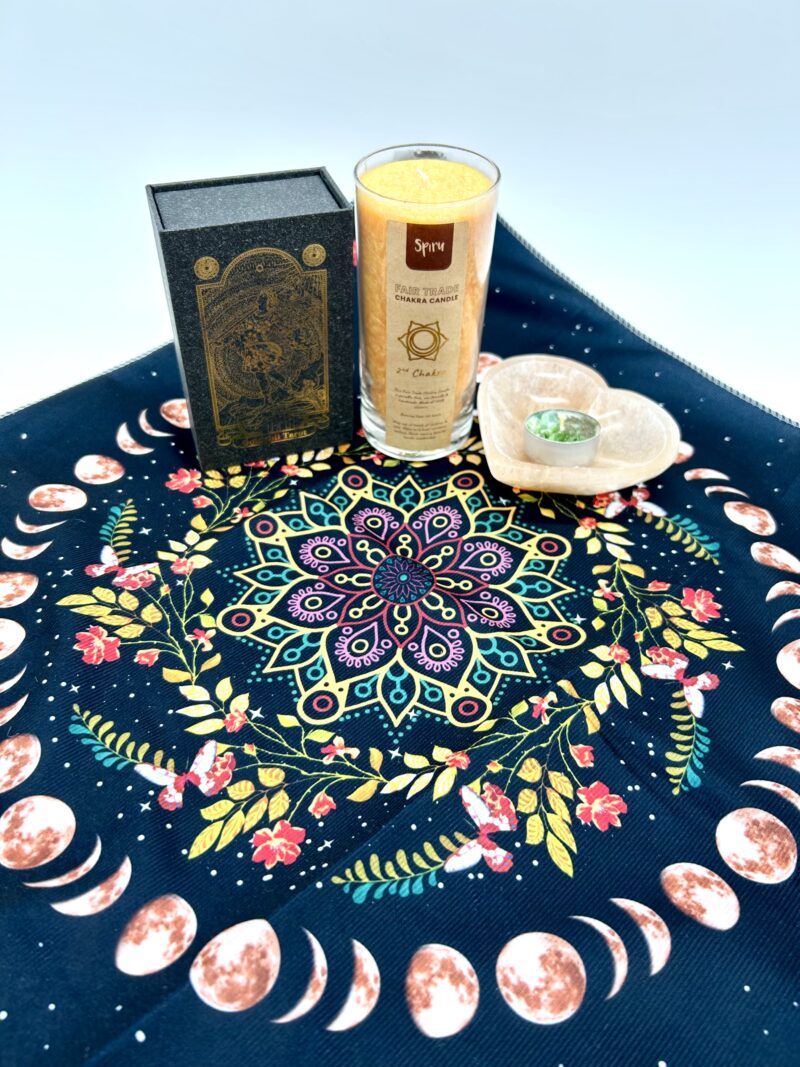 Tarot asztalterítő -  Holdfázis mandalával - Image 6
